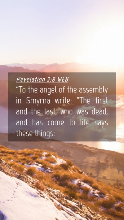 Picture 04 - Revelation 2:8 WEB Mobile Phone Wallpaper - 