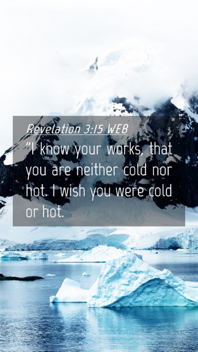 Picture 04 - Revelation 3:15 WEB Mobile Phone Wallpaper - 