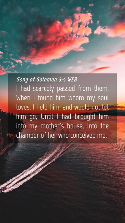 Picture 04 - Song of Solomon 3:4 WEB Mobile Phone Wallpaper - I had scarcely passed from them, When I found him - Mobile Bible Verse Wallpaper