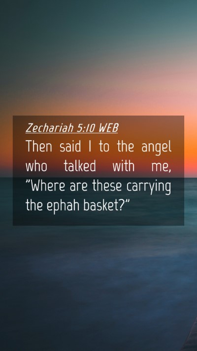 Picture 04 - Zechariah 5:10 WEB Mobile Phone Wallpaper - Then said I to the angel who talked with me, - Mobile Bible Verse Wallpaper