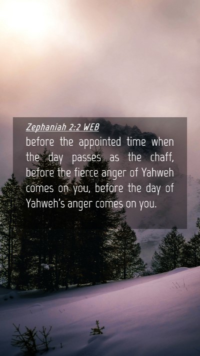 Picture 04 - Zephaniah 2:2 WEB Mobile Phone Wallpaper - before the appointed time when the day passes as - Mobile Bible Verse Wallpaper