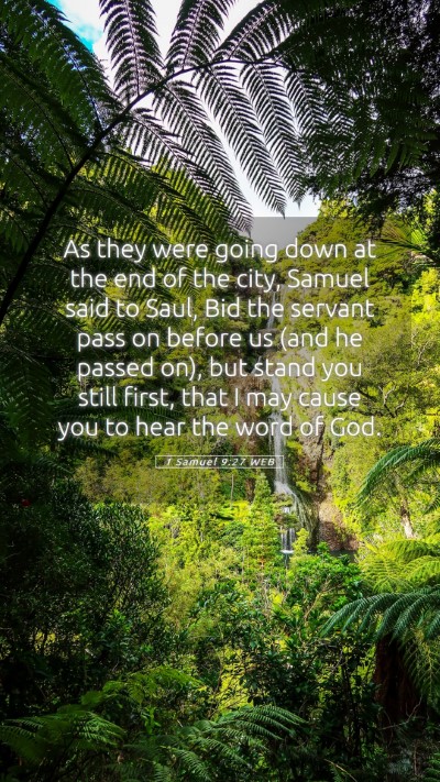 Picture 05 - 1 Samuel 9:27 WEB Mobile Phone Wallpaper - As they were going down at the end of the city, - Mobile Bible Verse Wallpaper