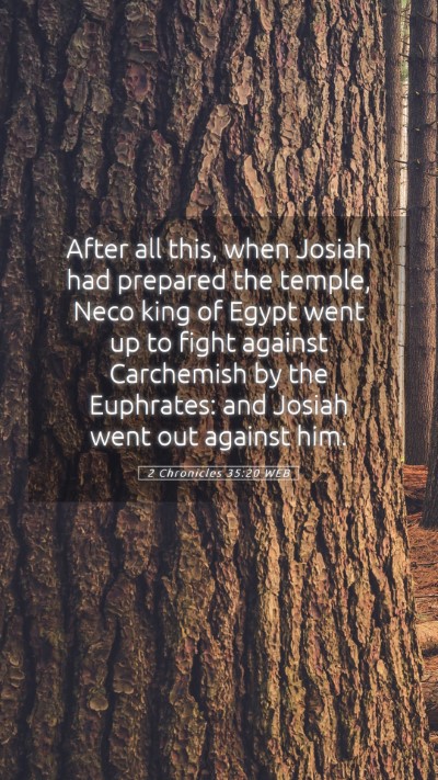 Picture 05 - 2 Chronicles 35:20 WEB Mobile Phone Wallpaper - After all this, when Josiah had prepared the - Mobile Bible Verse Wallpaper