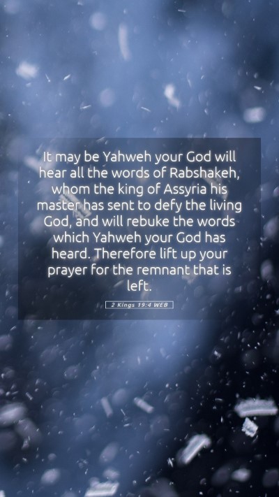 Picture 05 - 2 Kings 19:4 WEB Mobile Phone Wallpaper - It may be Yahweh your God will hear all the words - Mobile Bible Verse Wallpaper