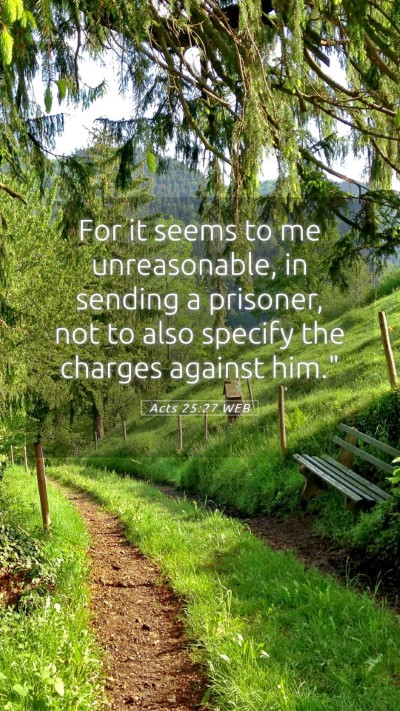 Picture 05 - Acts 25:27 WEB Mobile Phone Wallpaper - For it seems to me unreasonable, in sending a - Mobile Bible Verse Wallpaper