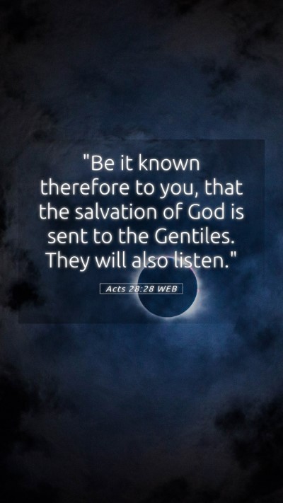 Picture 05 - Acts 28:28 WEB Mobile Phone Wallpaper - 