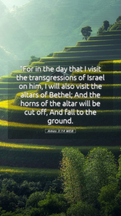 Picture 05 - Amos 3:14 WEB Mobile Phone Wallpaper - 