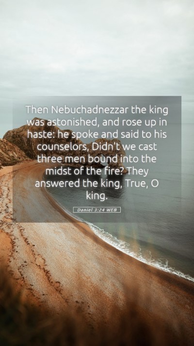 Picture 05 - Daniel 3:24 WEB Mobile Phone Wallpaper - Then Nebuchadnezzar the king was astonished, and - Mobile Bible Verse Wallpaper