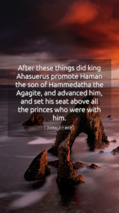 Picture 05 - Esther 3:1 WEB Mobile Phone Wallpaper - After these things did king Ahasuerus promote - Mobile Bible Verse Wallpaper
