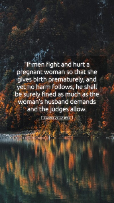 Picture 05 - Exodus 21:22 WEB Mobile Phone Wallpaper - 