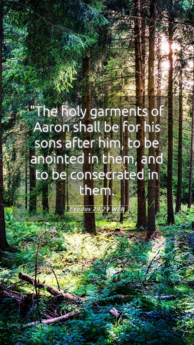 Picture 05 - Exodus 29:29 WEB Mobile Phone Wallpaper - 