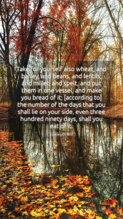 Picture 05 - Ezekiel 4:9 WEB Mobile Phone Wallpaper - Take for yourself also wheat, and barley, and - Mobile Bible Verse Wallpaper