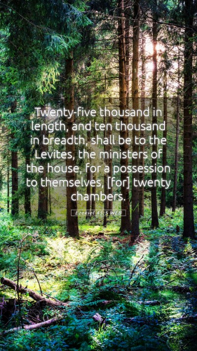 Picture 05 - Ezekiel 45:5 WEB Mobile Phone Wallpaper - Twenty-five thousand in length, and ten thousand - Mobile Bible Verse Wallpaper
