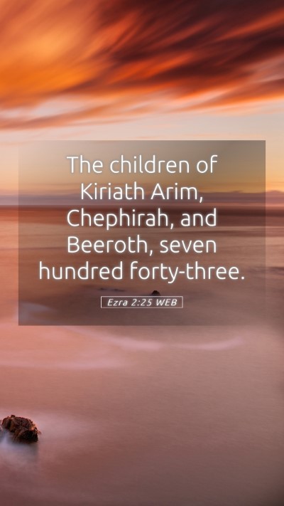 Picture 05 - Ezra 2:25 WEB Mobile Phone Wallpaper - The children of Kiriath Arim, Chephirah, and - Mobile Bible Verse Wallpaper