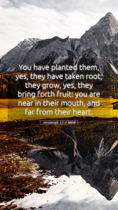 Picture 05 - Jeremiah 12:2 WEB Mobile Phone Wallpaper - You have planted them, yes, they have taken root; - Mobile Bible Verse Wallpaper