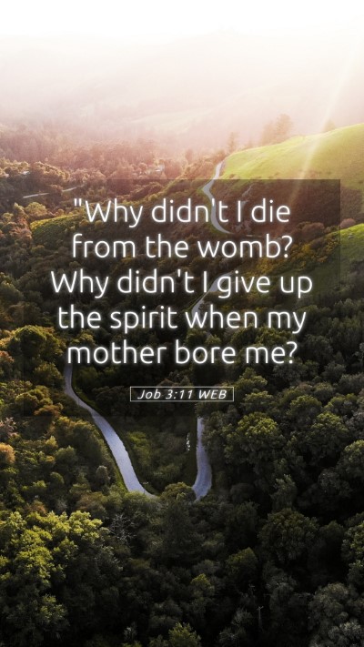 Picture 05 - Job 3:11 WEB Mobile Phone Wallpaper - 