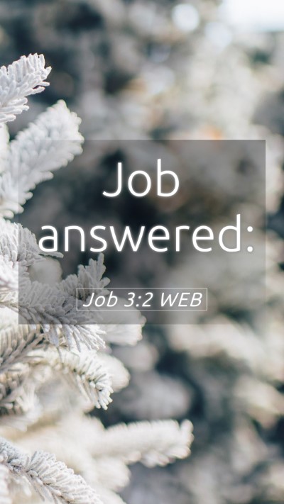 Picture 05 - Job 3:2 WEB Mobile Phone Wallpaper - Job - Mobile Bible Verse Wallpaper