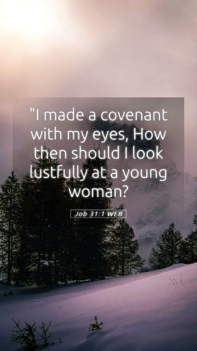 Picture 05 - Job 31:1 WEB Mobile Phone Wallpaper - 