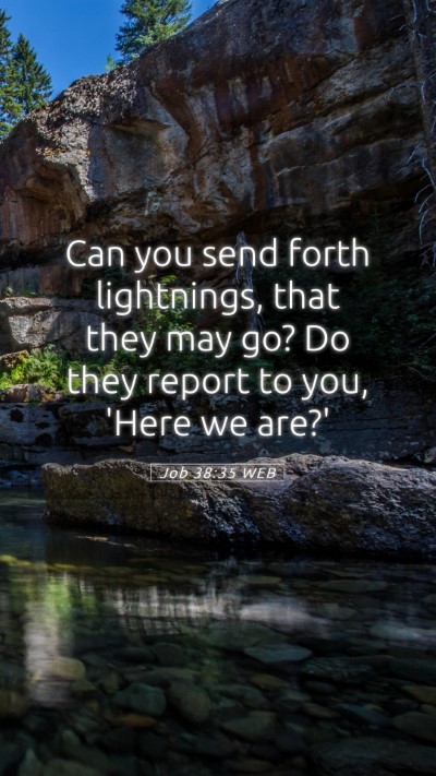 Picture 05 - Job 38:35 WEB Mobile Phone Wallpaper - Can you send forth lightnings, that they may go? - Mobile Bible Verse Wallpaper