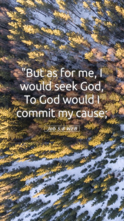 Picture 05 - Job 5:8 WEB Mobile Phone Wallpaper - 