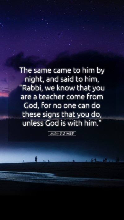 Picture 05 - John 3:2 WEB Mobile Phone Wallpaper - The same came to him by night, and said to him, - Mobile Bible Verse Wallpaper