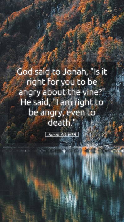 Picture 05 - Jonah 4:9 WEB Mobile Phone Wallpaper - God said to Jonah, 