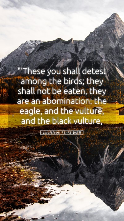 Picture 05 - Leviticus 11:13 WEB Mobile Phone Wallpaper - 