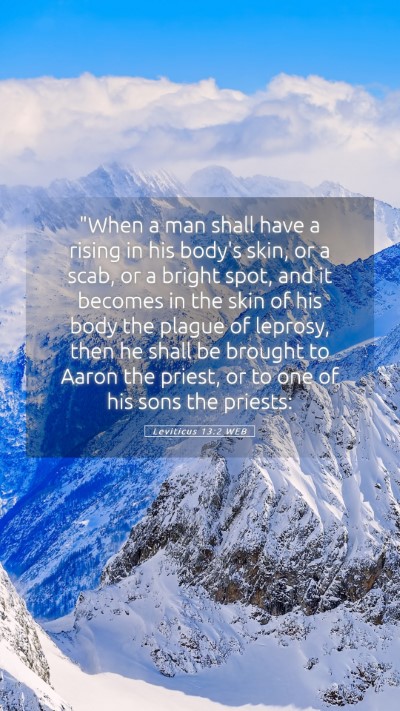 Picture 05 - Leviticus 13:2 WEB Mobile Phone Wallpaper - 