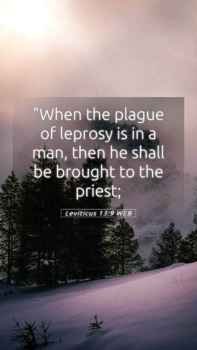 Picture 05 - Leviticus 13:9 WEB Mobile Phone Wallpaper - 