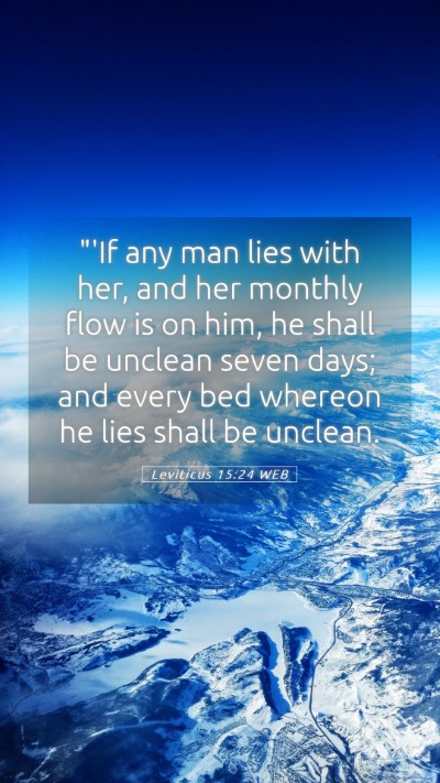 Picture 05 - Leviticus 15:24 WEB Mobile Phone Wallpaper - 