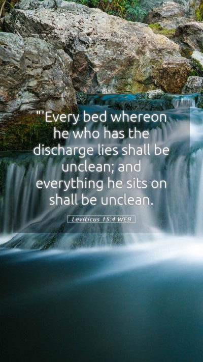 Picture 05 - Leviticus 15:4 WEB Mobile Phone Wallpaper - 