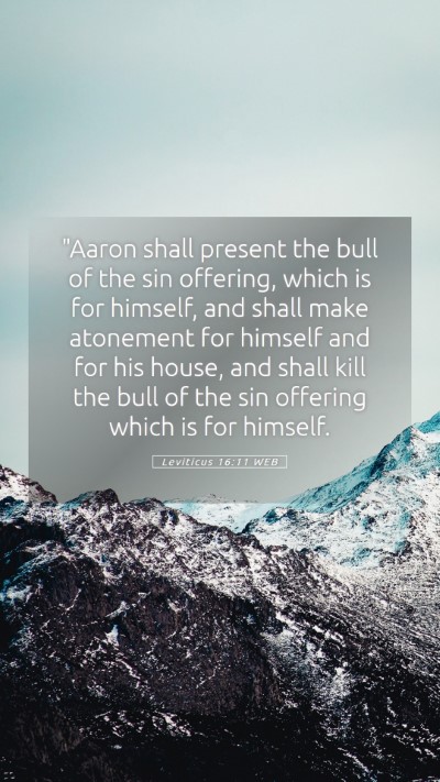Picture 05 - Leviticus 16:11 WEB Mobile Phone Wallpaper - 