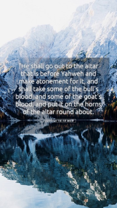Picture 05 - Leviticus 16:18 WEB Mobile Phone Wallpaper - 