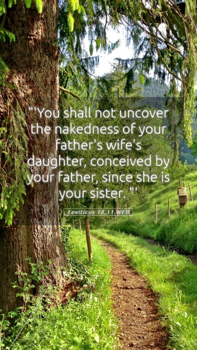 Picture 05 - Leviticus 18:11 WEB Mobile Phone Wallpaper - 