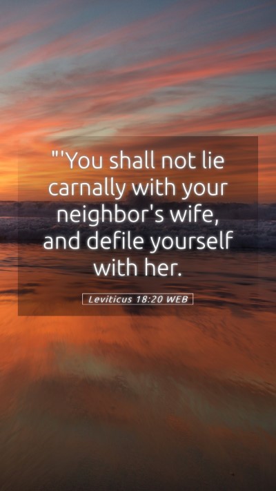 Picture 05 - Leviticus 18:20 WEB Mobile Phone Wallpaper - 