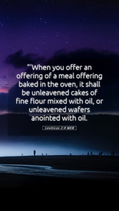 Picture 05 - Leviticus 2:4 WEB Mobile Phone Wallpaper - 