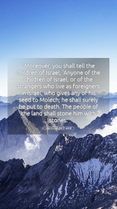 Picture 05 - Leviticus 20:2 WEB Mobile Phone Wallpaper - 