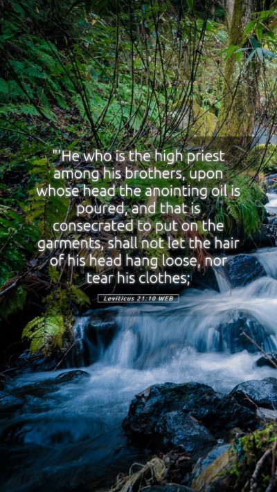 Picture 05 - Leviticus 21:10 WEB Mobile Phone Wallpaper - 