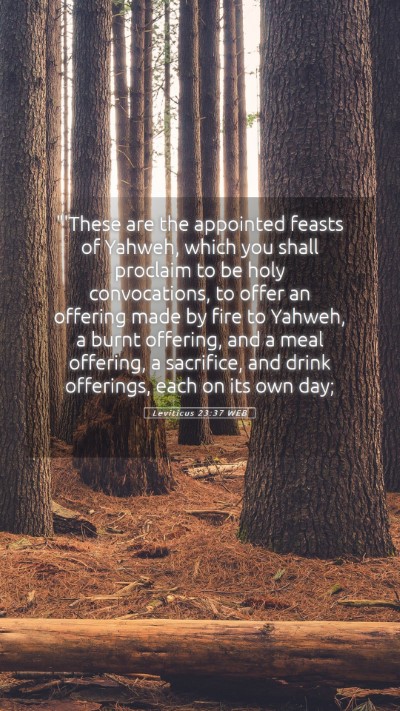 Picture 05 - Leviticus 23:37 WEB Mobile Phone Wallpaper - 