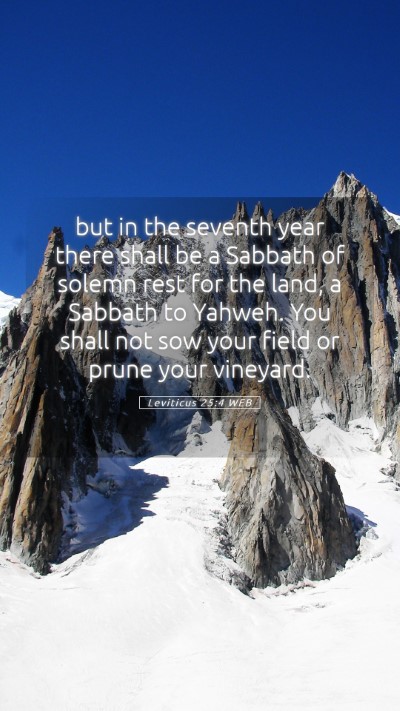 Picture 05 - Leviticus 25:4 WEB Mobile Phone Wallpaper - but in the seventh year there shall be a Sabbath - Mobile Bible Verse Wallpaper