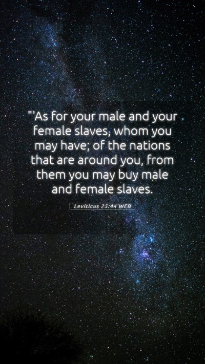 Picture 05 - Leviticus 25:44 WEB Mobile Phone Wallpaper - 