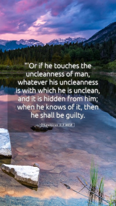 Picture 05 - Leviticus 5:3 WEB Mobile Phone Wallpaper - 