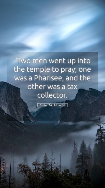 Picture 05 - Luke 18:10 WEB Mobile Phone Wallpaper - 