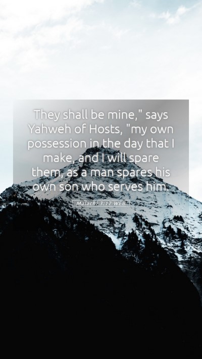 Picture 05 - Malachi 3:17 WEB Mobile Phone Wallpaper - They shall be mine,