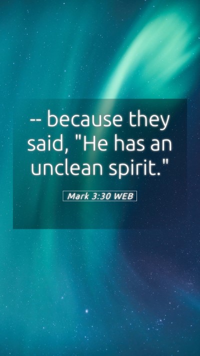 Picture 05 - Mark 3:30 WEB Mobile Phone Wallpaper - -- because they said, 