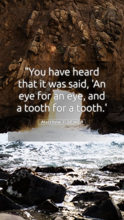 Picture 05 - Matthew 5:38 WEB Mobile Phone Wallpaper - 