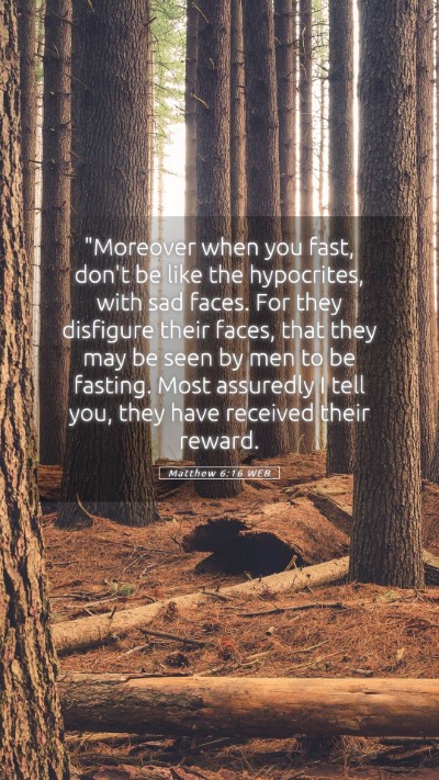 Picture 05 - Matthew 6:16 WEB Mobile Phone Wallpaper - 
