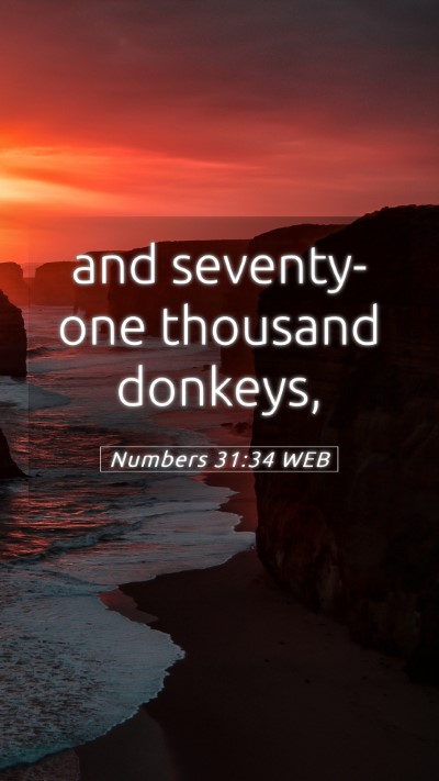 Picture 05 - Numbers 31:34 WEB Mobile Phone Wallpaper - and seventy-one thousand - Mobile Bible Verse Wallpaper