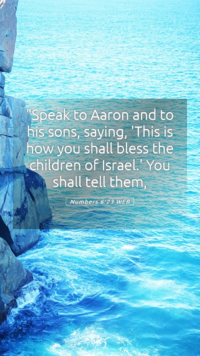 Picture 05 - Numbers 6:23 WEB Mobile Phone Wallpaper - 