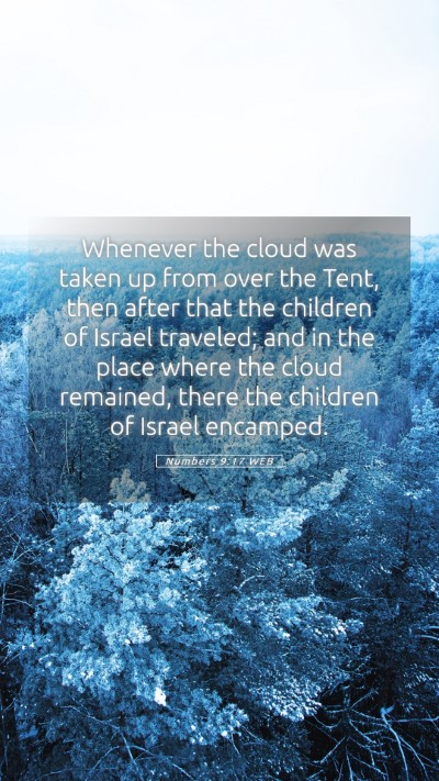 Picture 05 - Numbers 9:17 WEB Mobile Phone Wallpaper - Whenever the cloud was taken up from over the - Mobile Bible Verse Wallpaper